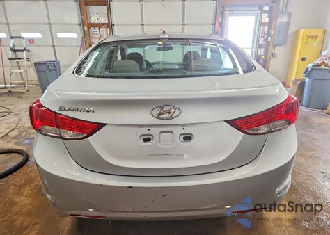 2012 Hyundai Elantra Gls из США, поврежденный, VIN 5NPDH4AEXCH080779